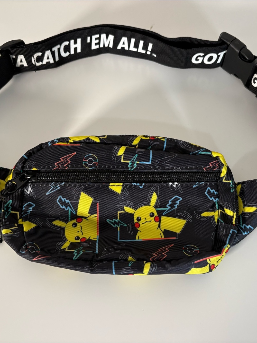 Pokemon Black & Yellow Pikachu Waist Bag